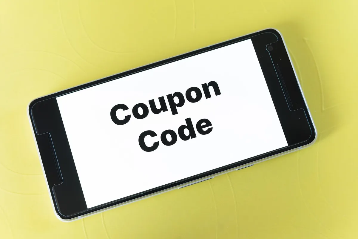 coupon, code, discount, sale, business, load, e commerce, advertising, mockup, screen, smartphone, website, blog, word, money, worth, were, currency, payment, m