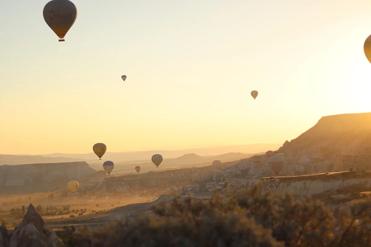 hot air balloon, cappadocia, travel, tourism, nature, turkey, experience, sunrise