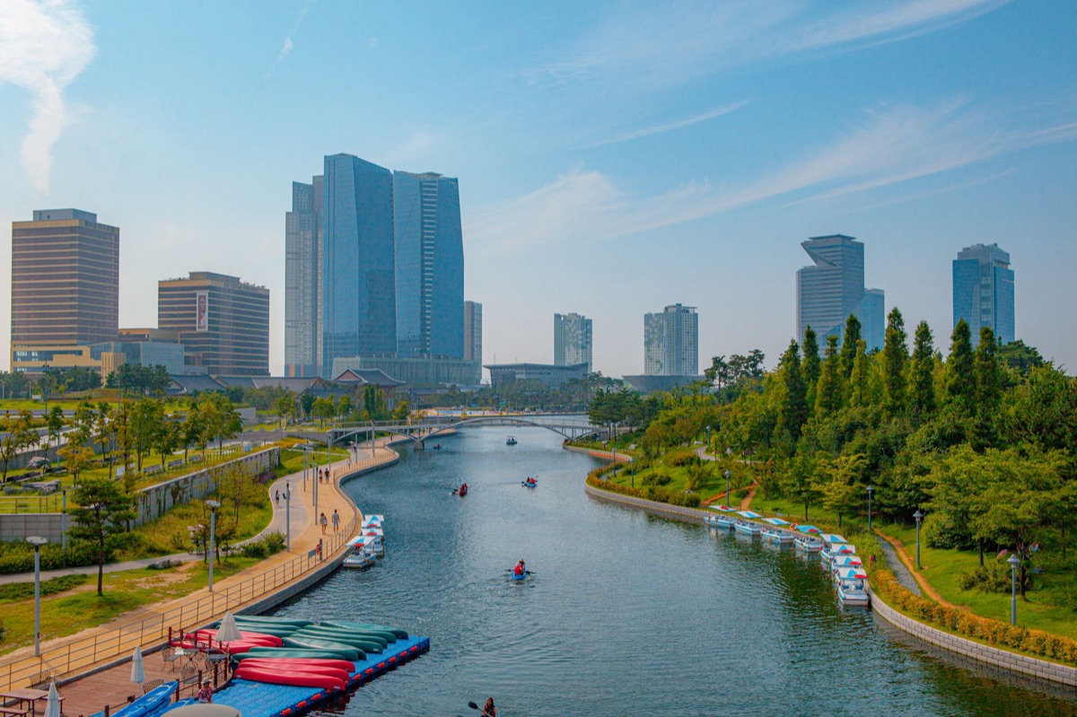 Discounted ticket with Incheon landmark