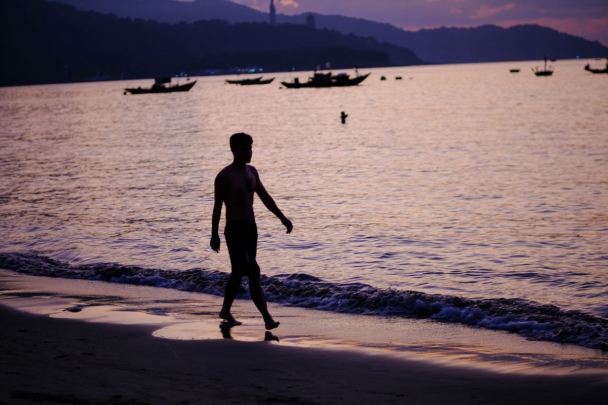 vista panoramica della spiaggia di My Khe a Da Nang